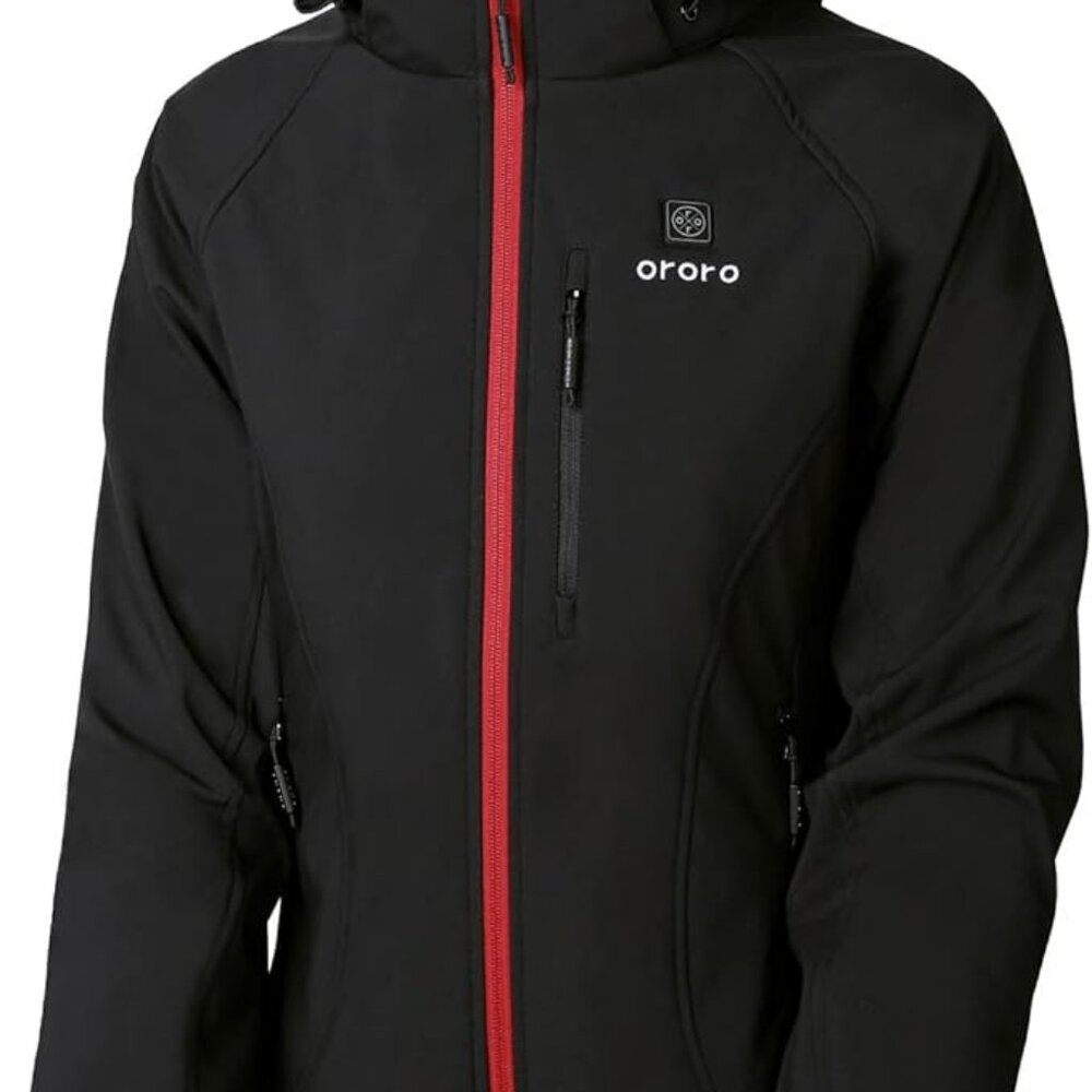 ORORO Classic Heated Jacket Black/Red Zipper SIZE XL (2 IN STOCK) BRAND NEW